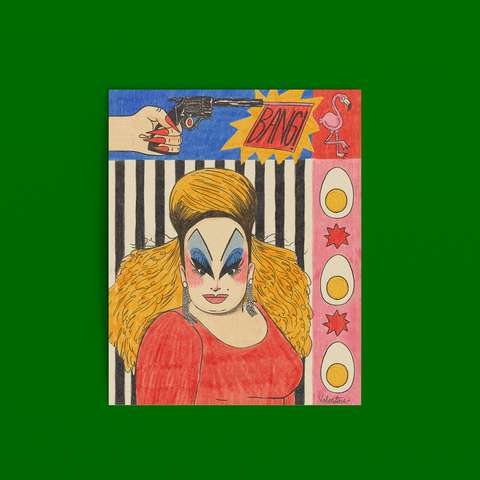 Pink Flamingos Art Print