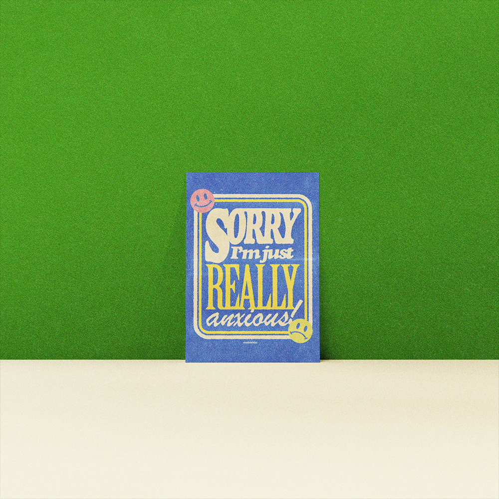 Really Anxious Art Print