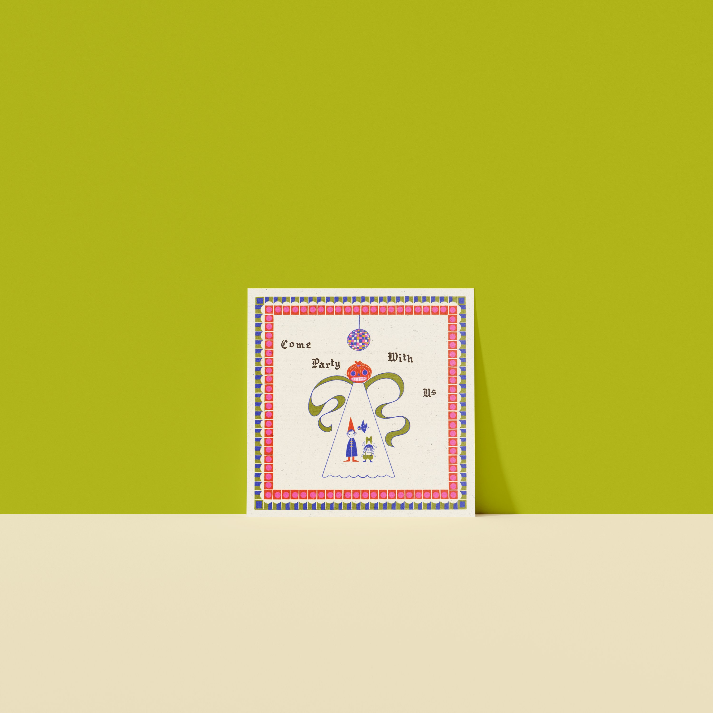 Come Party Art Print