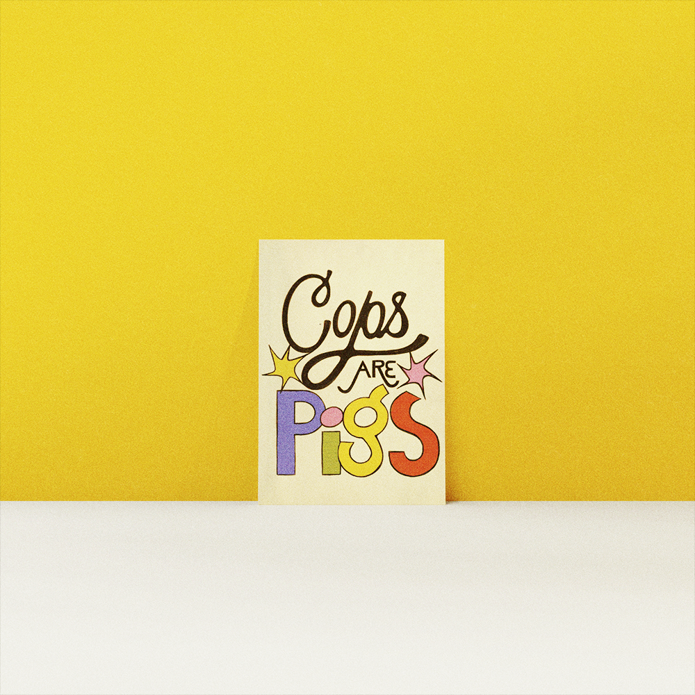 Cops Are Pigs Art Print