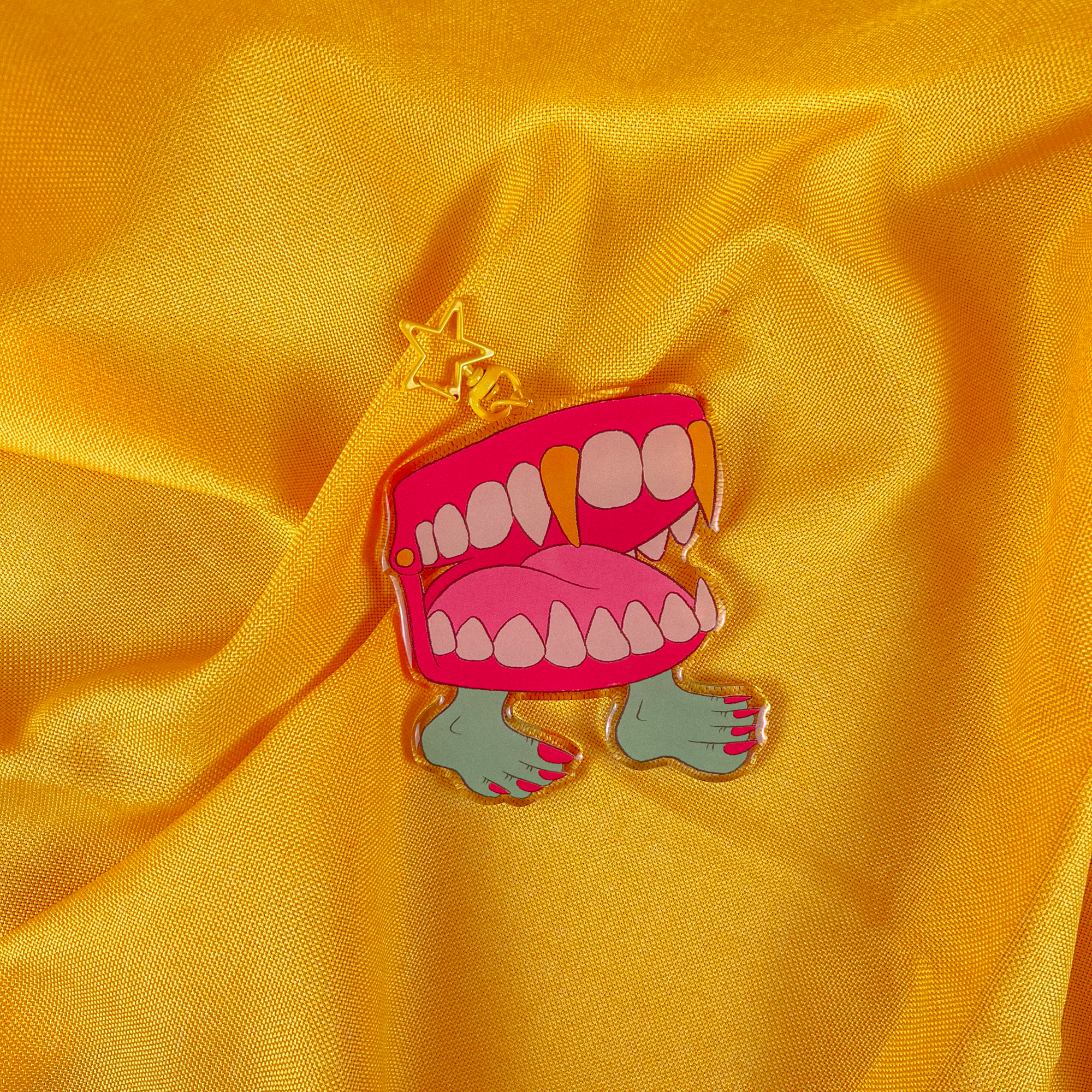 Demon Teeth Keychain