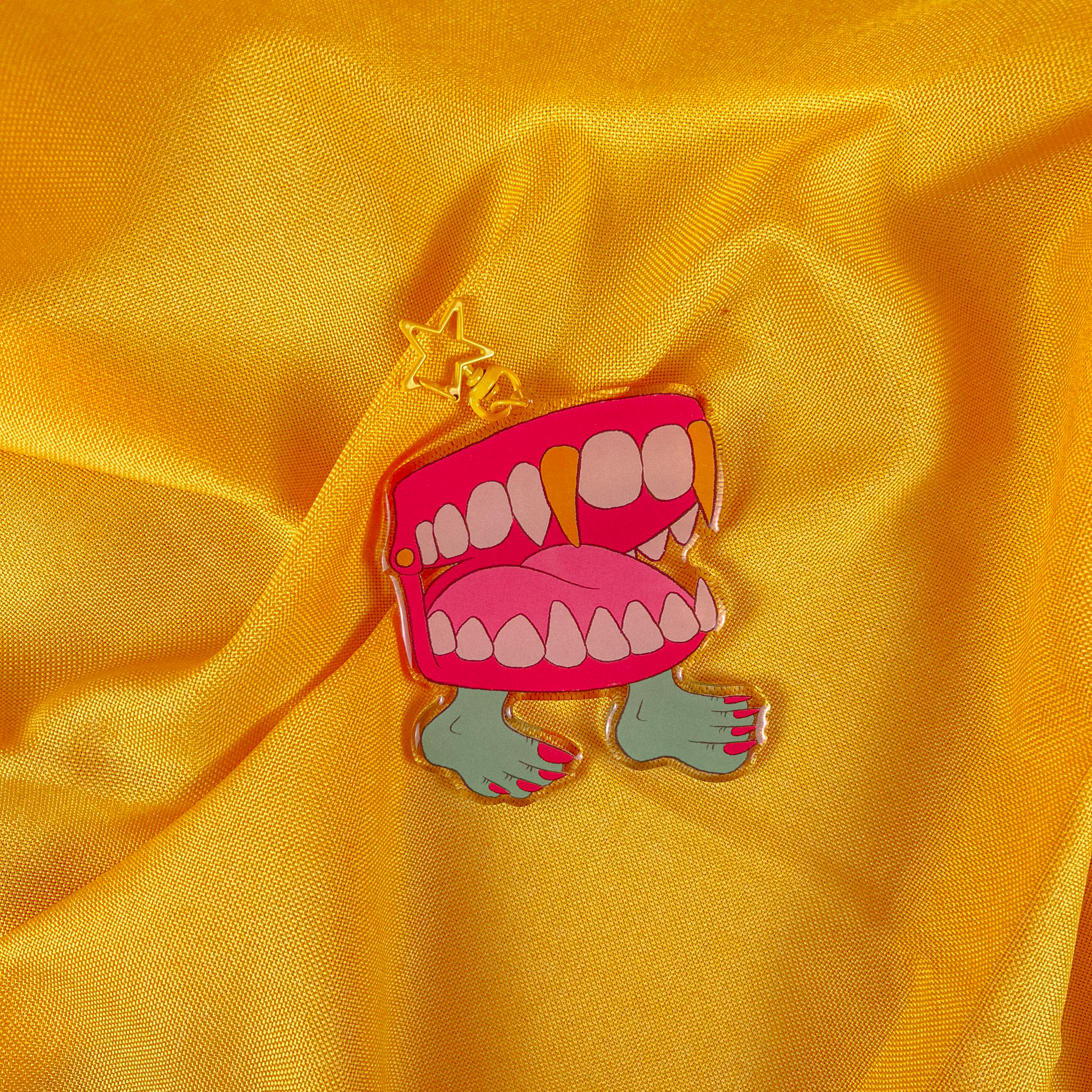 Demon Teeth Keychain