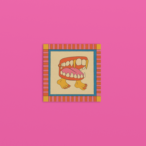 Demon Teeth Art Print