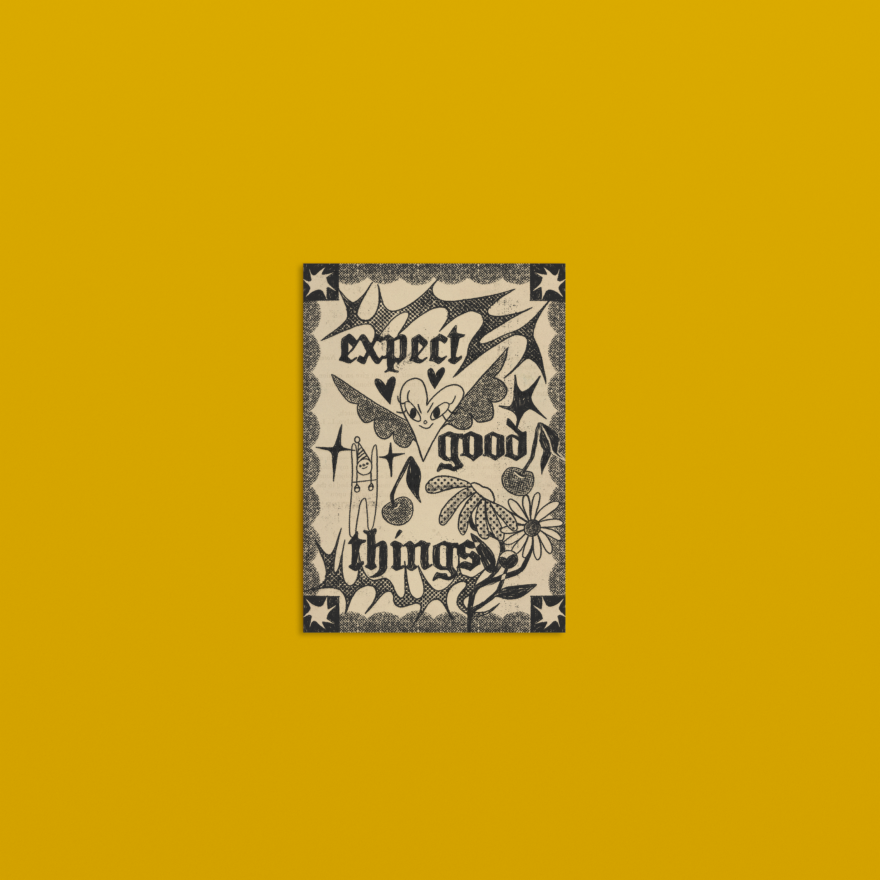 Expect Good Things Art Print