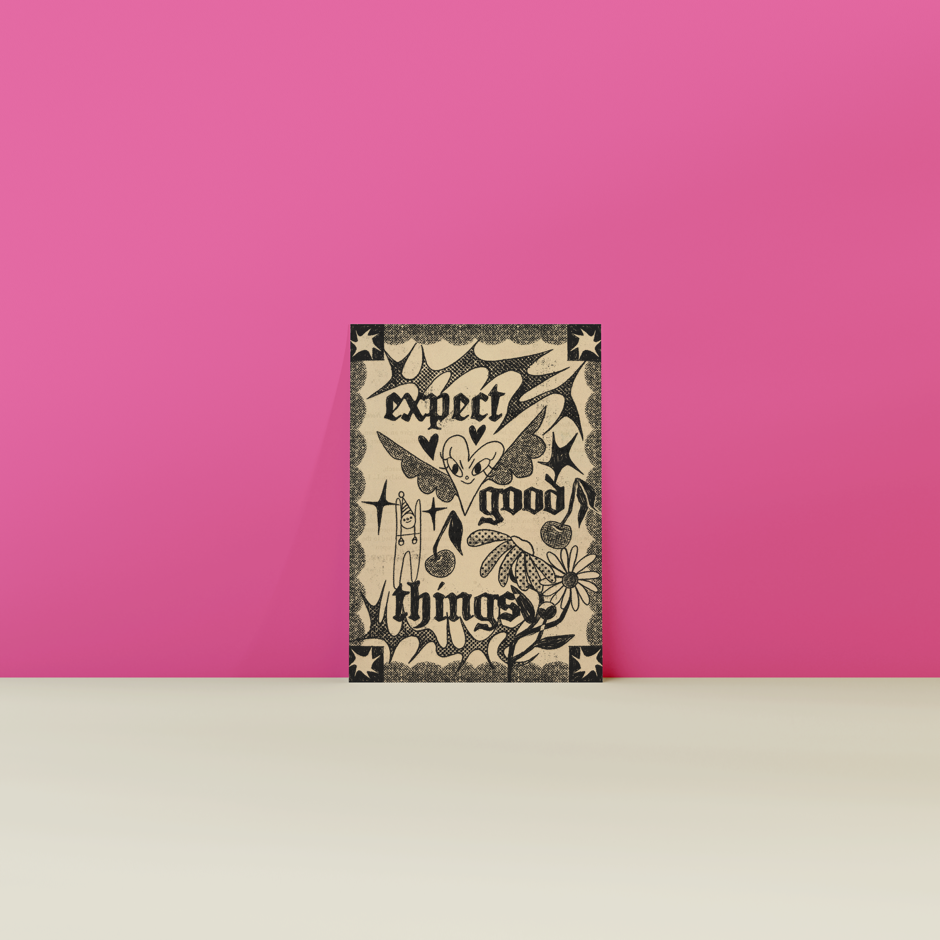 Expect Good Things Art Print
