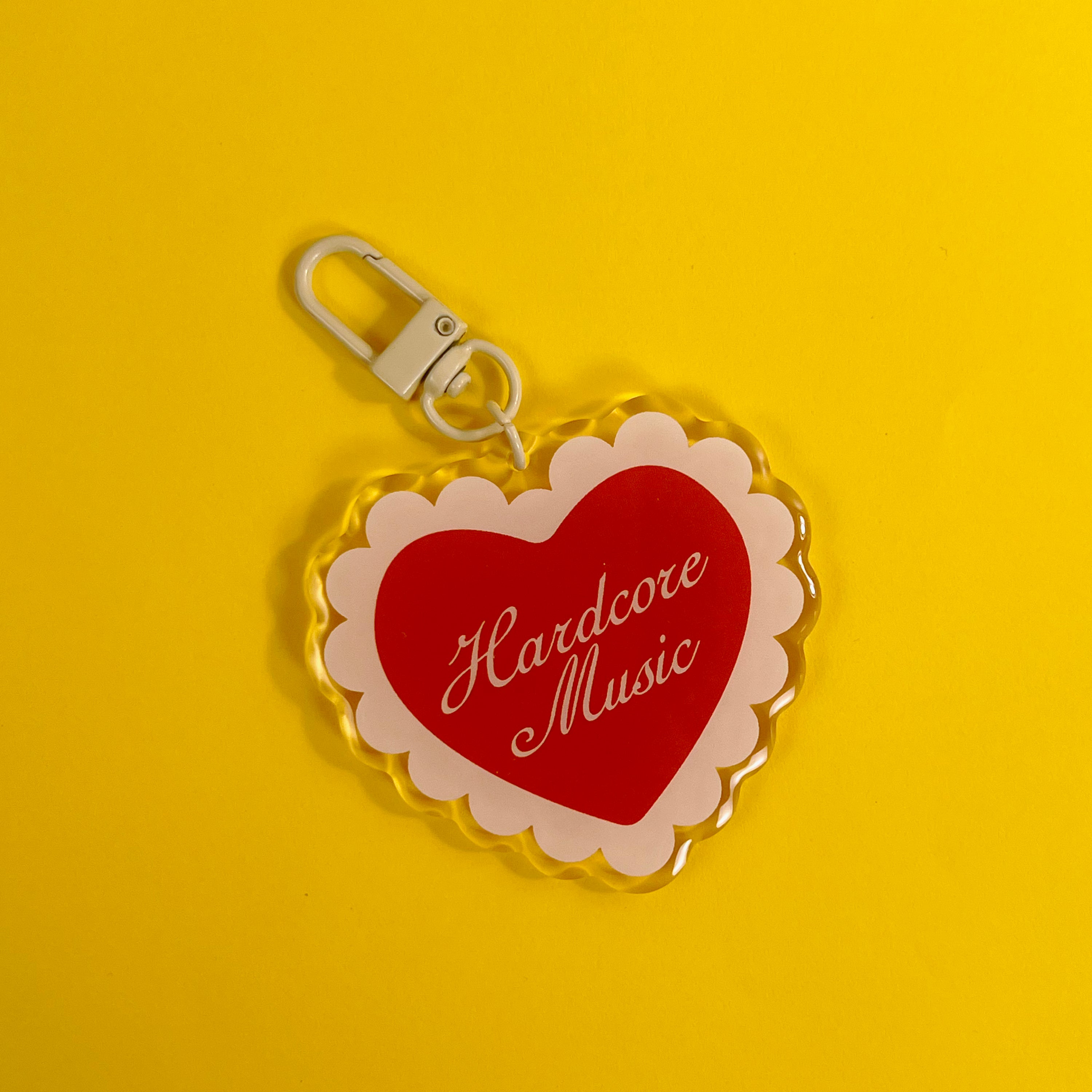 Hardcore Music Acrylic Keychain