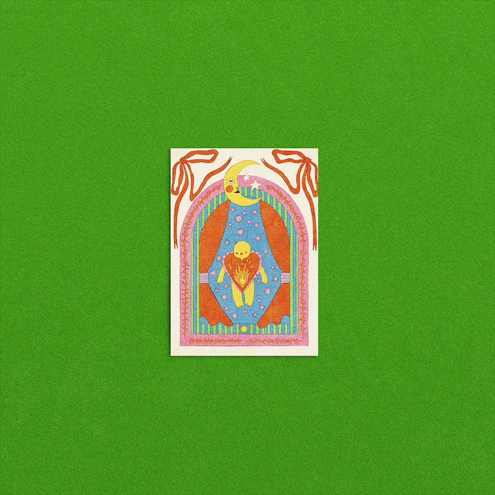Heart on Fire Art Print