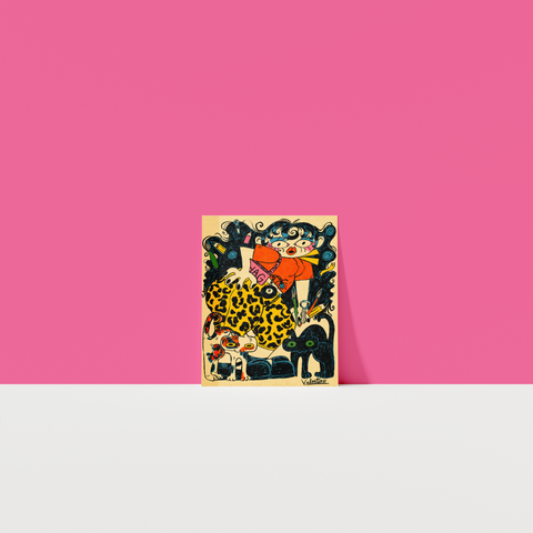 Leopard Pants Art Print
