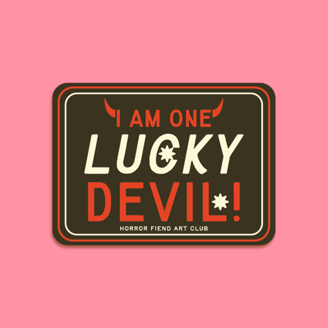 Lucky Devil Sticker