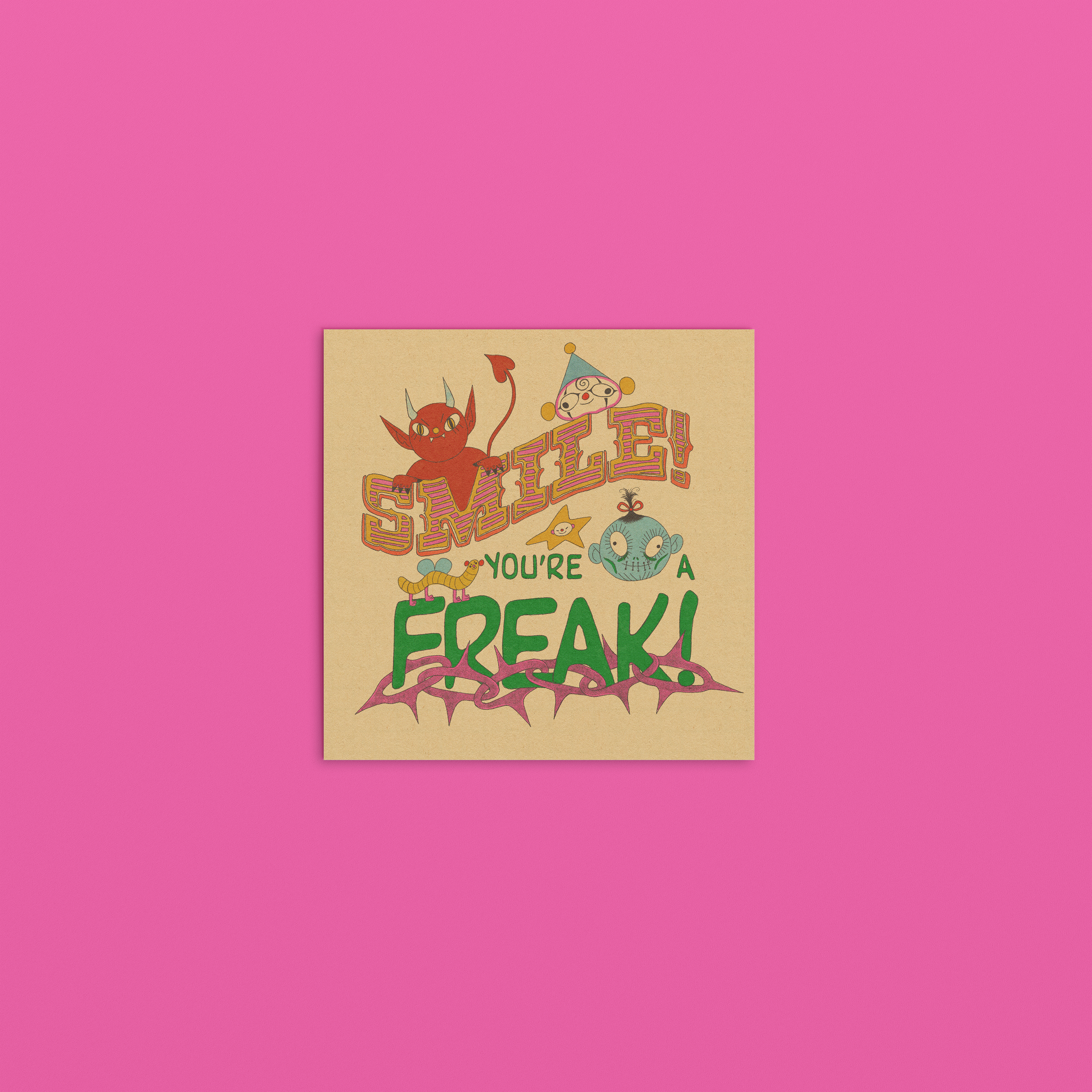 Smile Freak Art Print