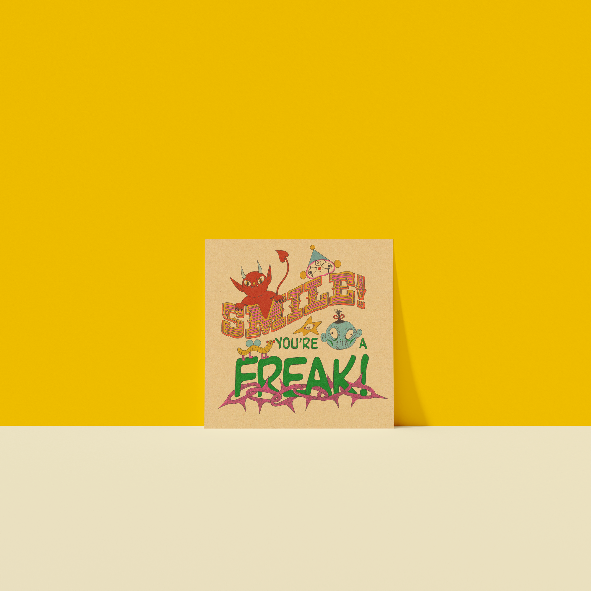 Smile Freak Art Print