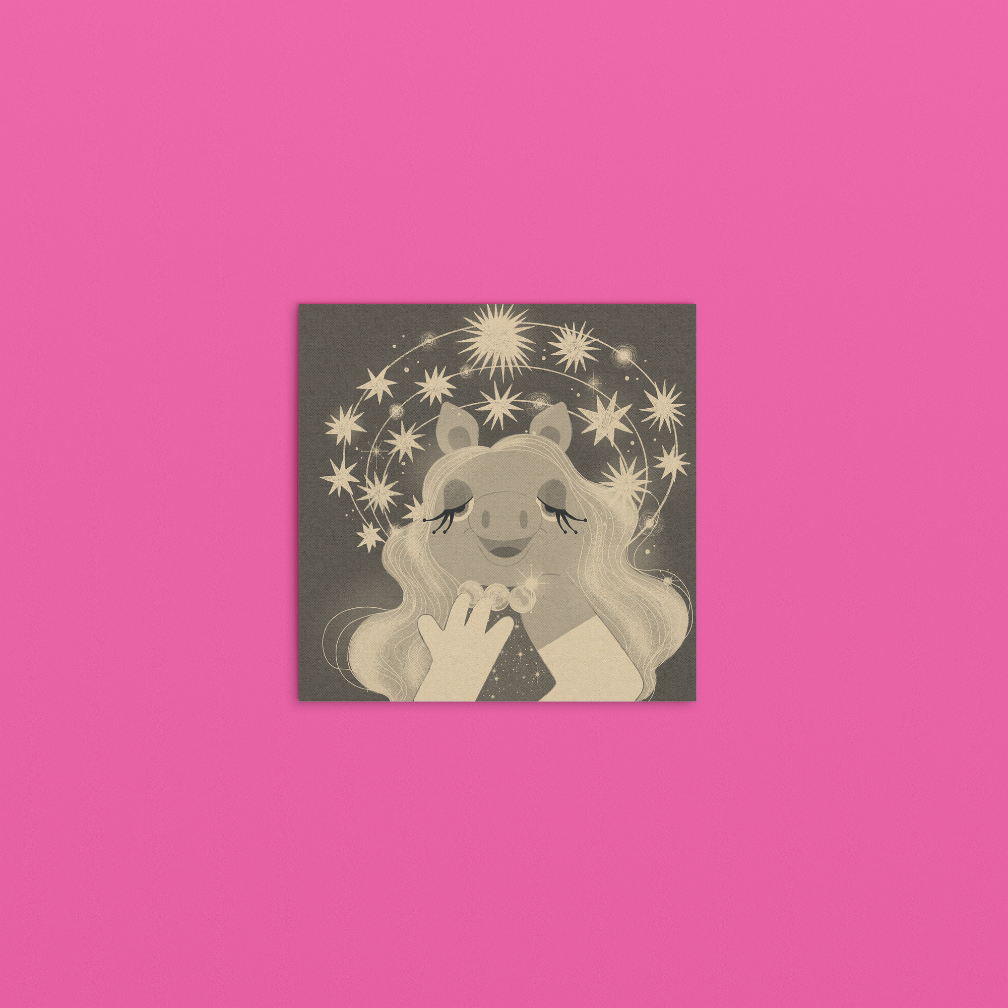 Sweet Glam Star Art Print