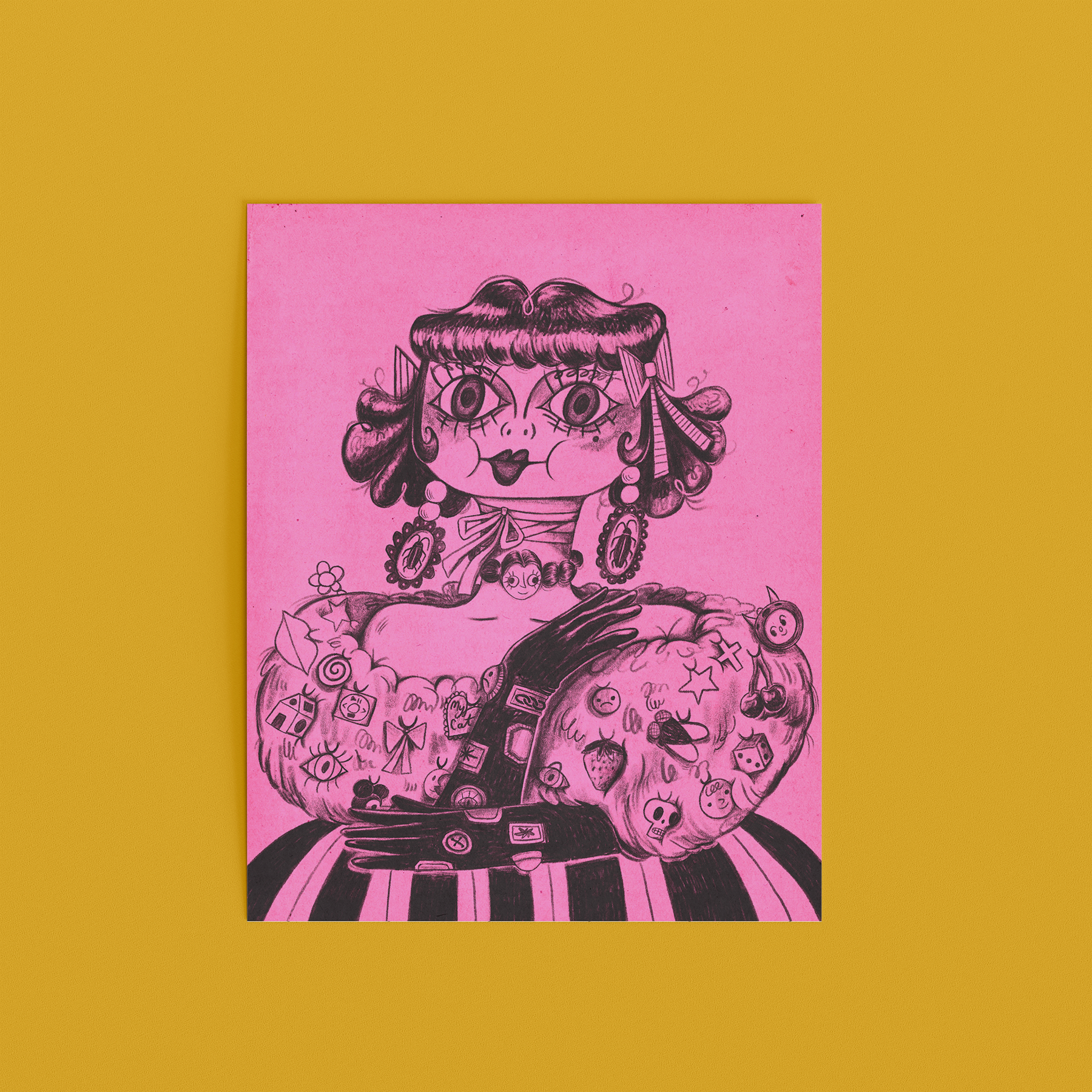 Trinket Doll Art Print