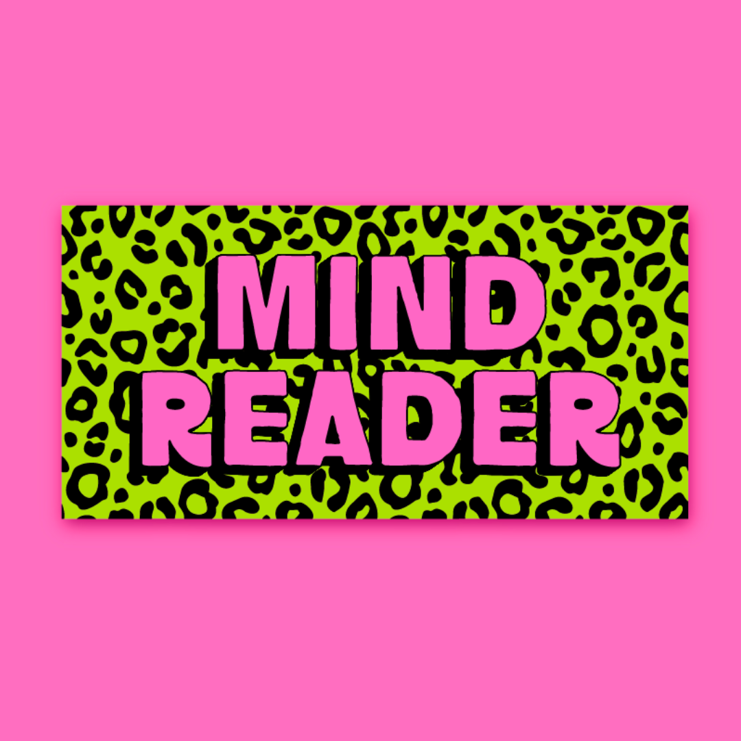 Mind Reader Sticker