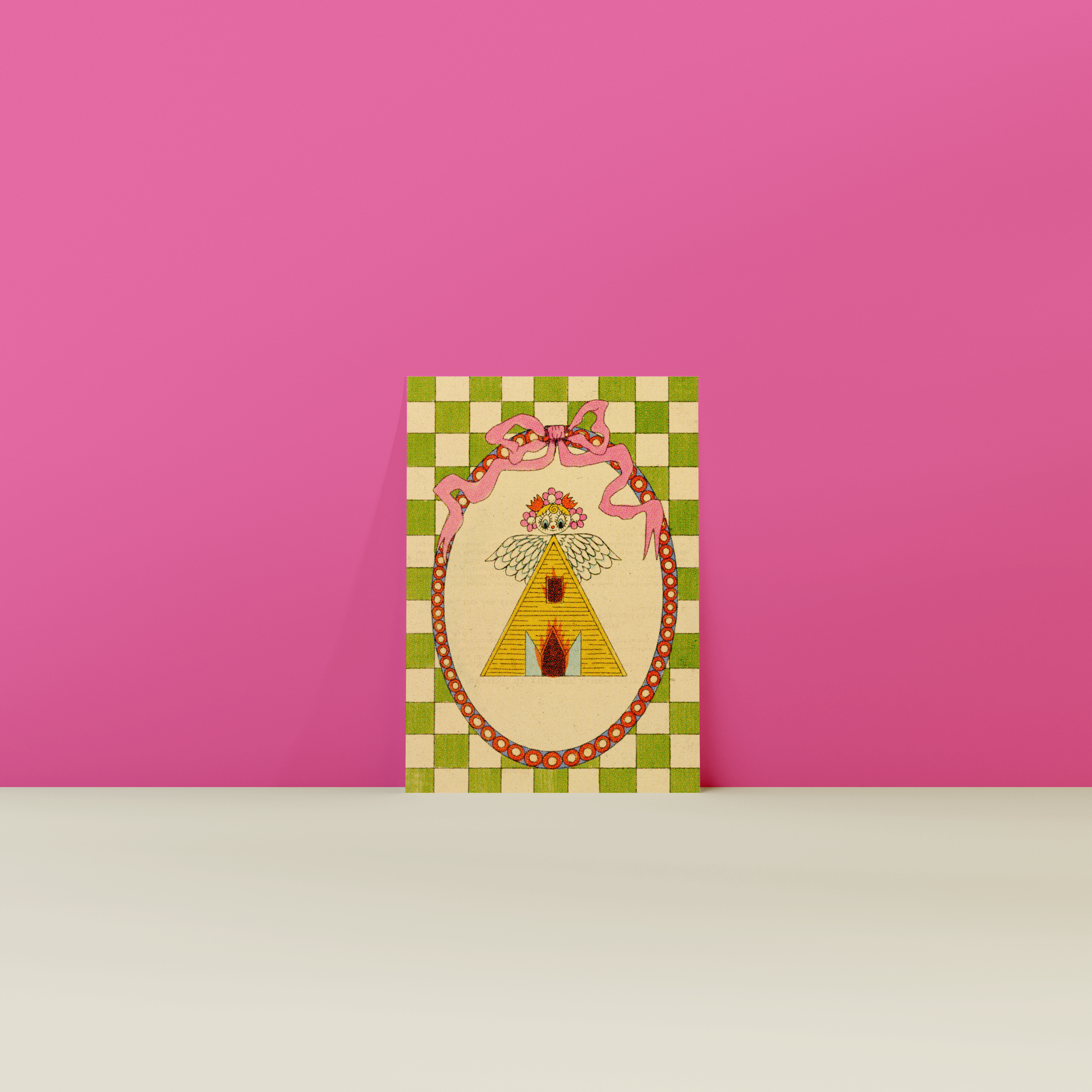 Burning Barn Art Print