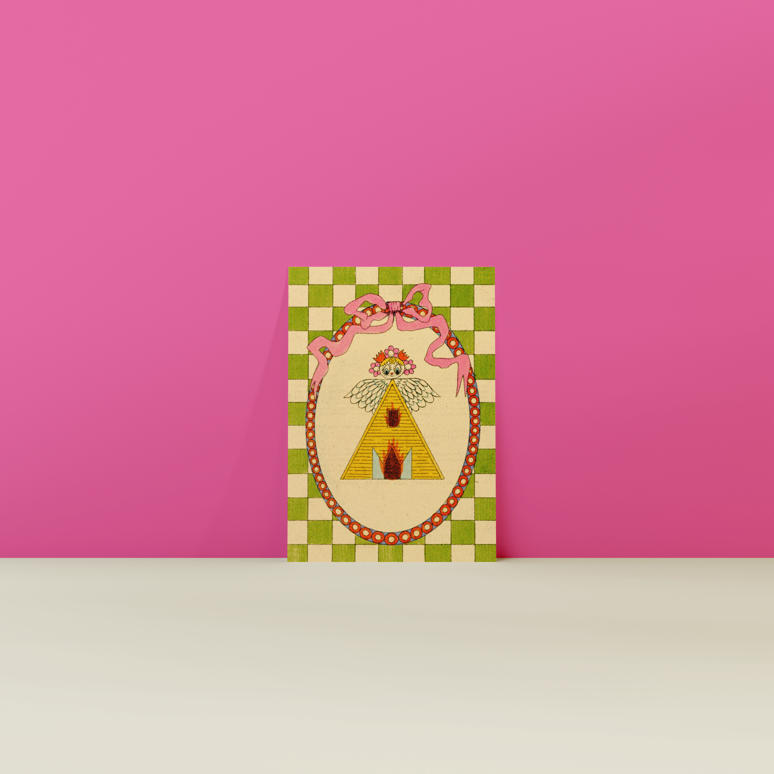 Burning Barn Art Print