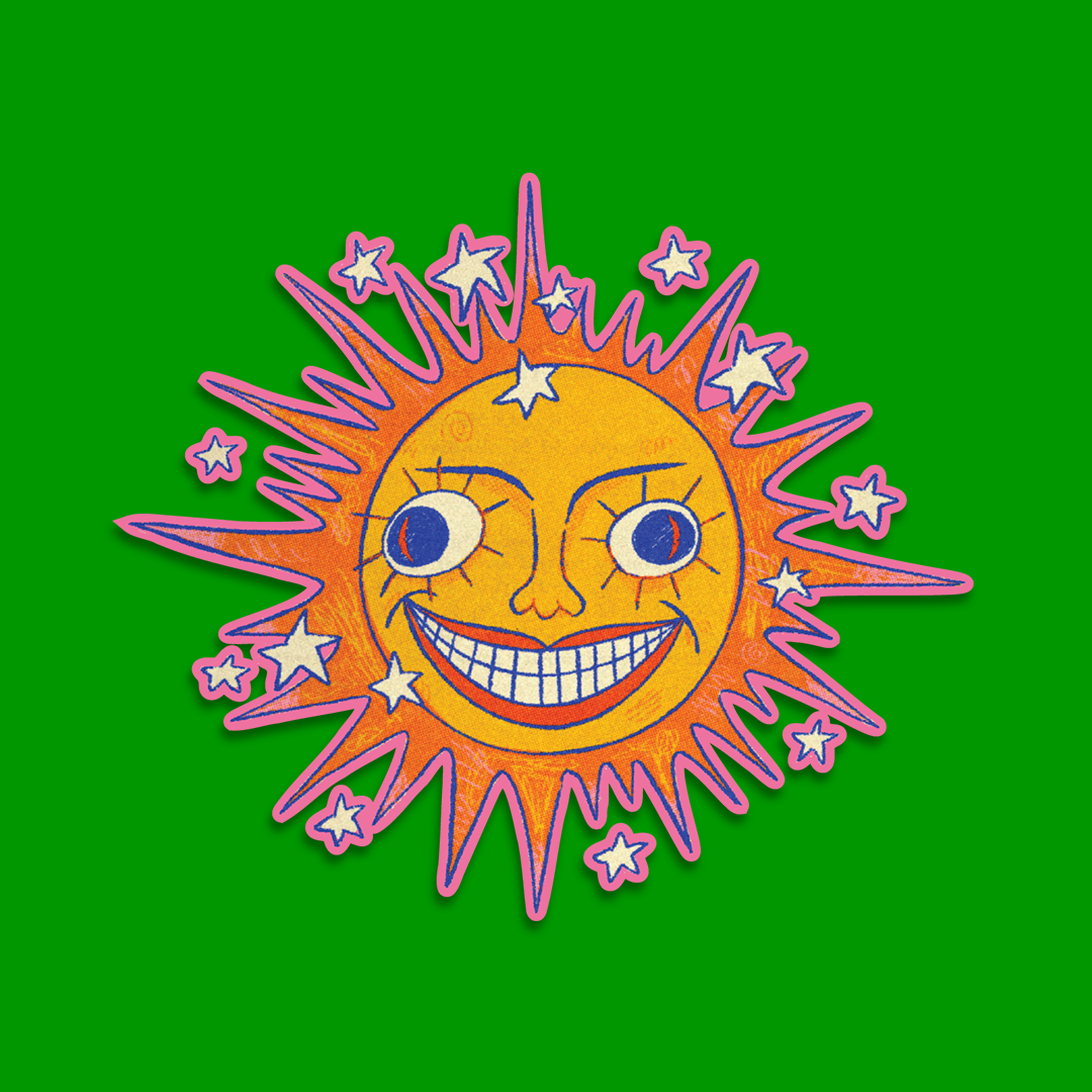 Midsommar Icon Sticker