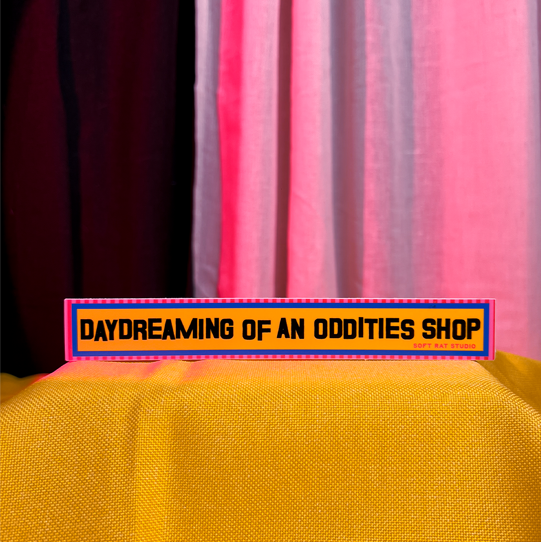 Oddities Shop Long Sticker
