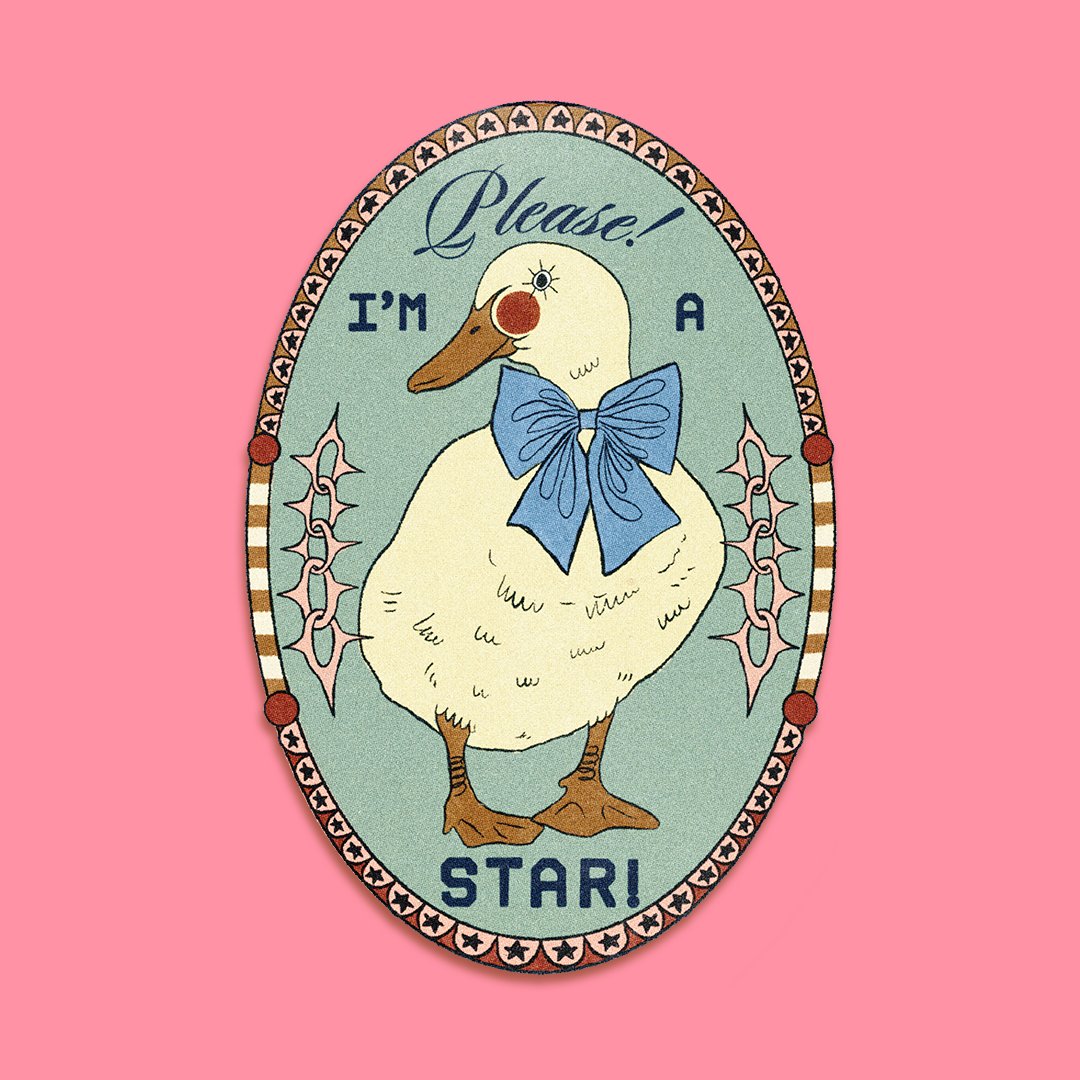 I'm a Star Goose Sticker