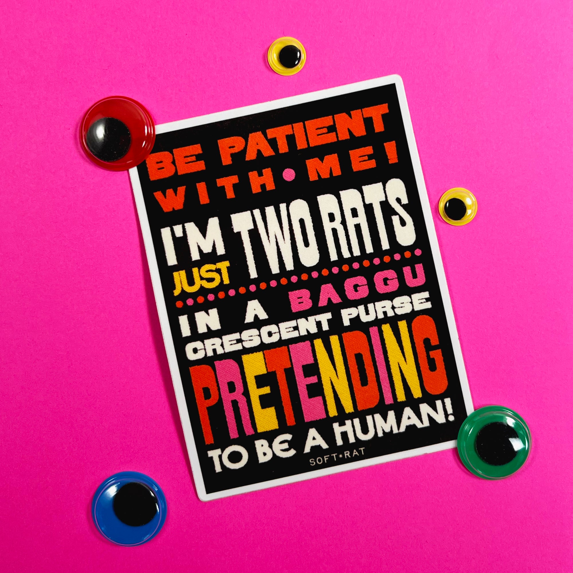Two Rats Sticker