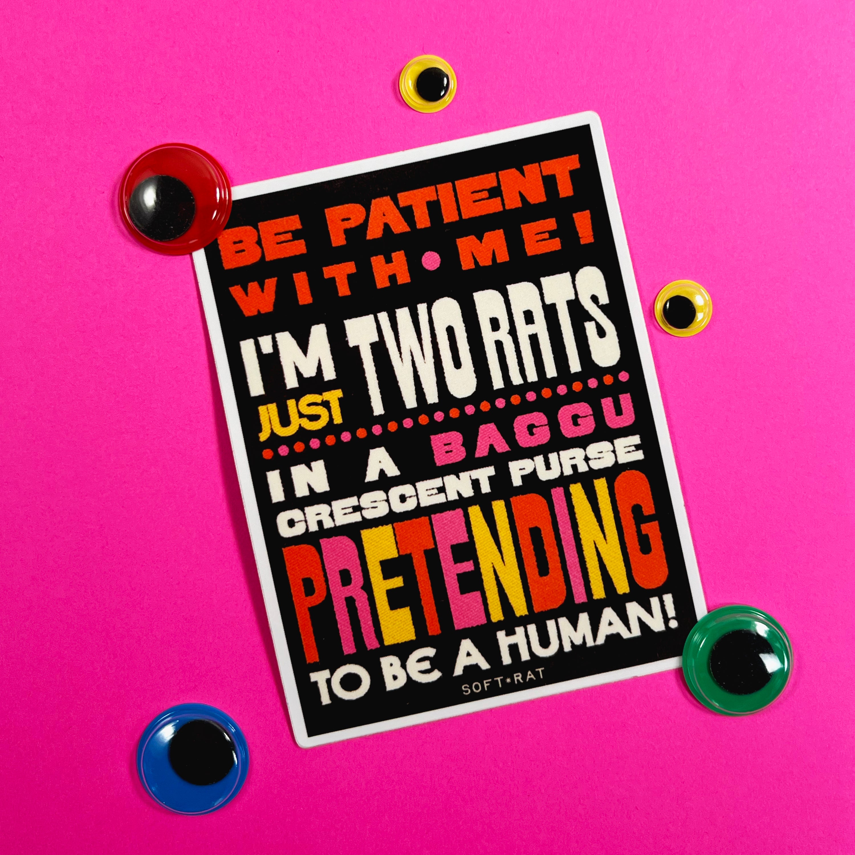 Two Rats Sticker