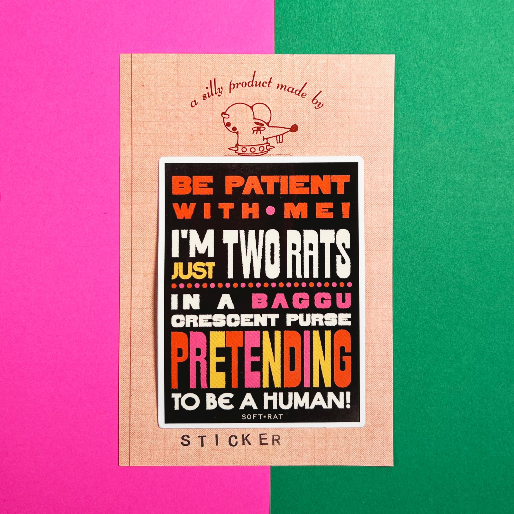 Two Rats Sticker