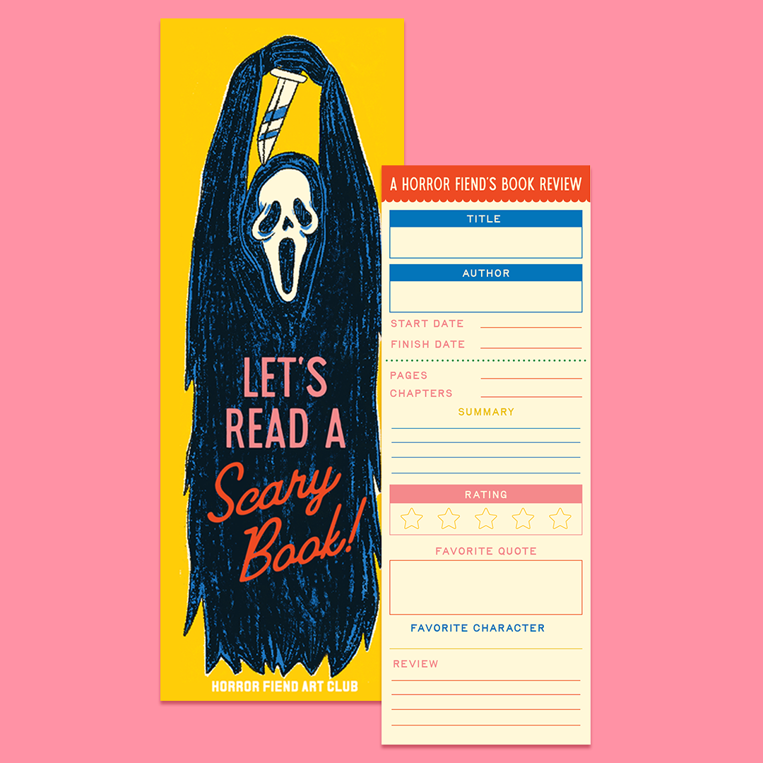 Scream Bookmark