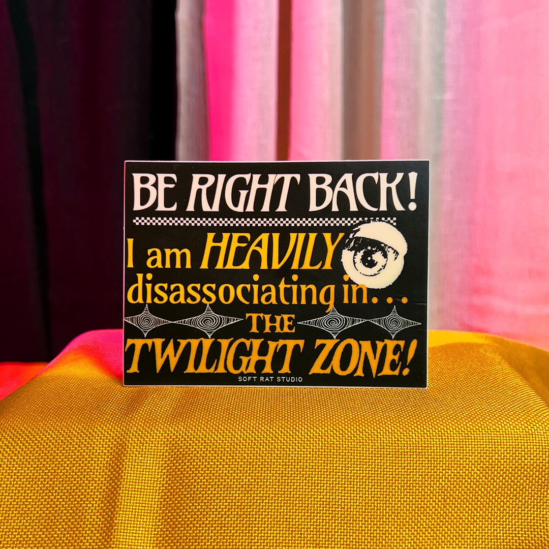 Disassociating Sticker